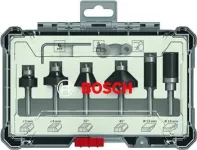 Bosch Router Bit Set 6 Pcs Trim&Edging 6 Mm Shank