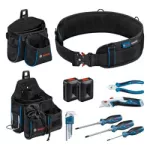 Bosch Tool Belt And 6 Hand Tools Set Professional